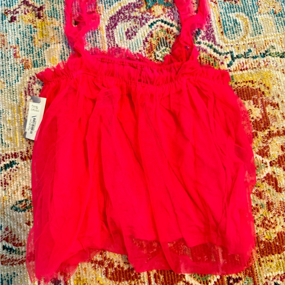 Vibrant Pink Sheer Top